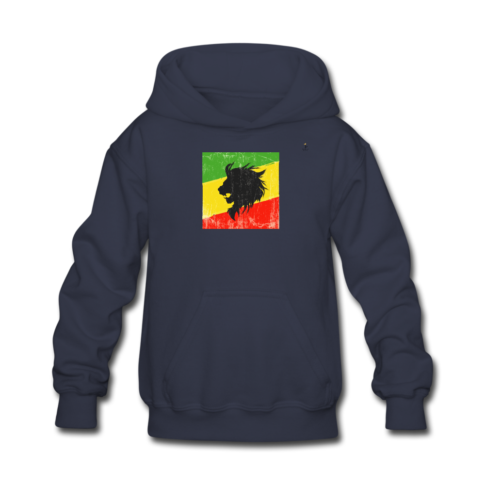 Lion of Judah - Kids' Hoodie - navy