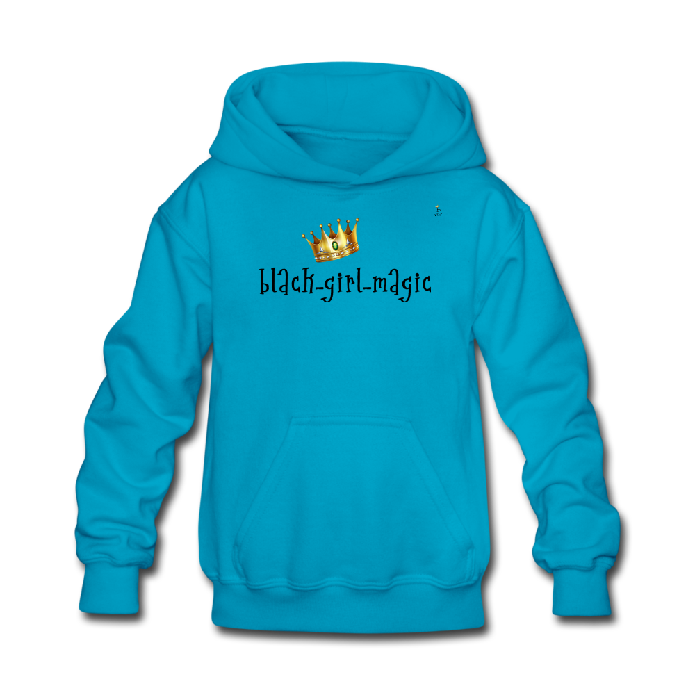 Black Girl Magic - Kids' Hoodie - turquoise