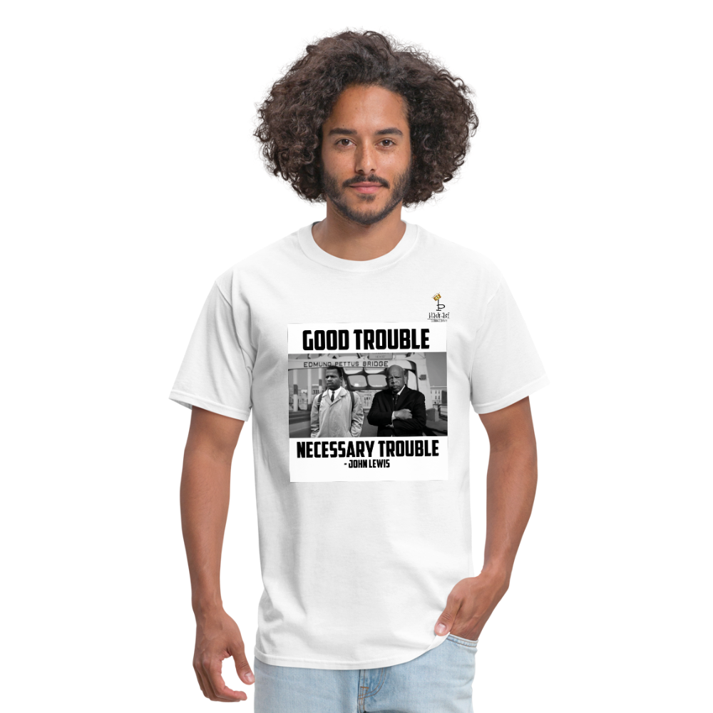 Good Trouble - Men's T-Shirt - white