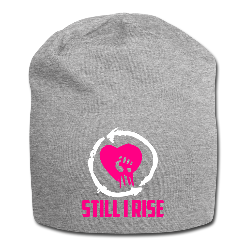 Still I Rise - Jersey Beanie - heather gray