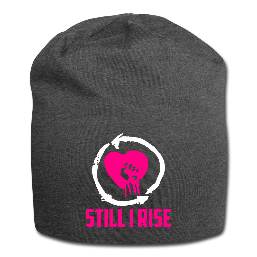 Still I Rise - Jersey Beanie - charcoal gray