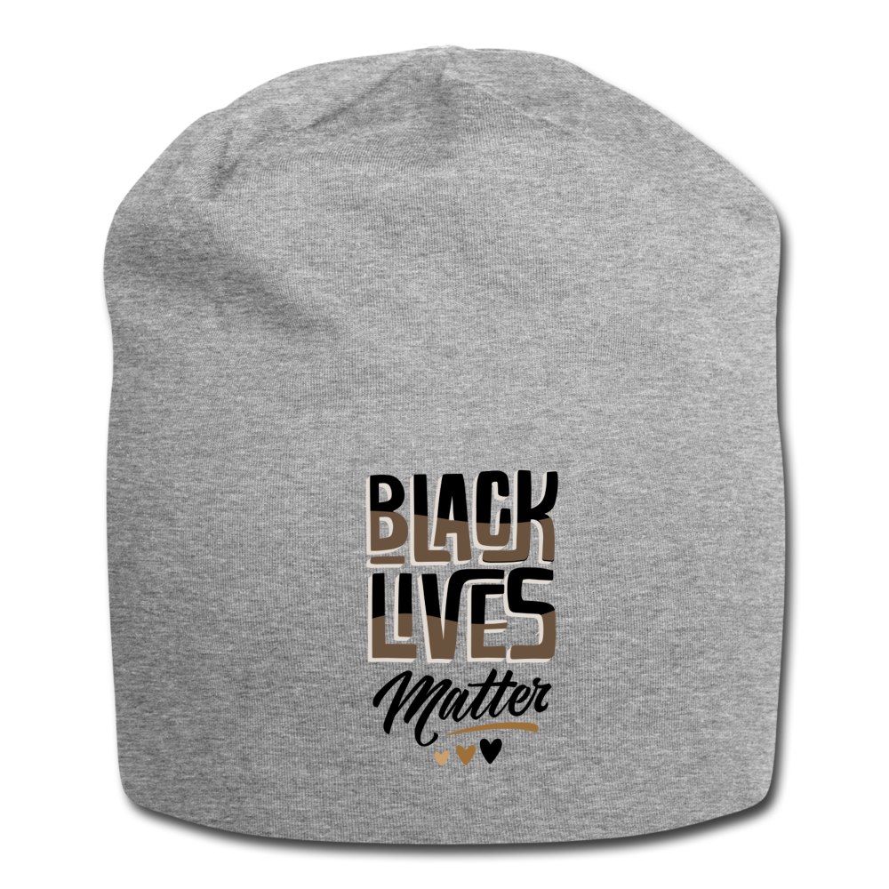 Black Lives Matter - Jersey Beanie - heather gray