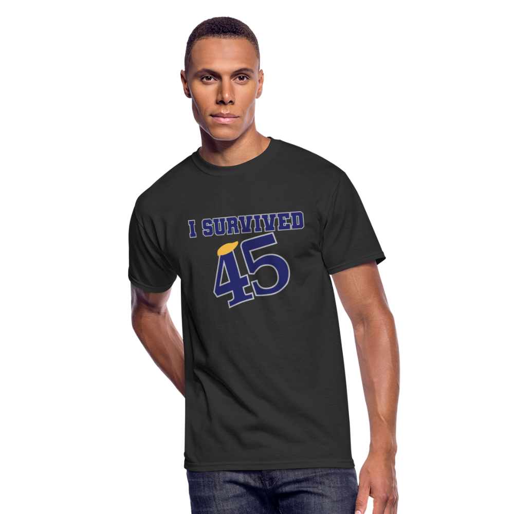 I Survived 45 - T-Shirt - black