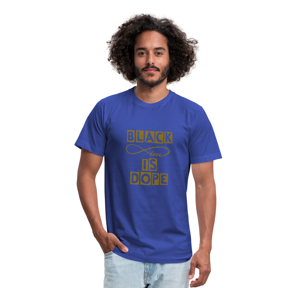 Black Love is Dope - royal blue