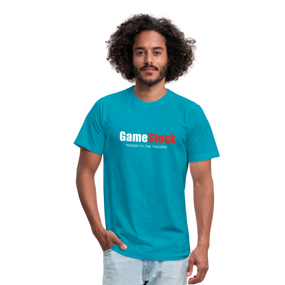 Game Stock - Power To The Trader - Black - turquoise