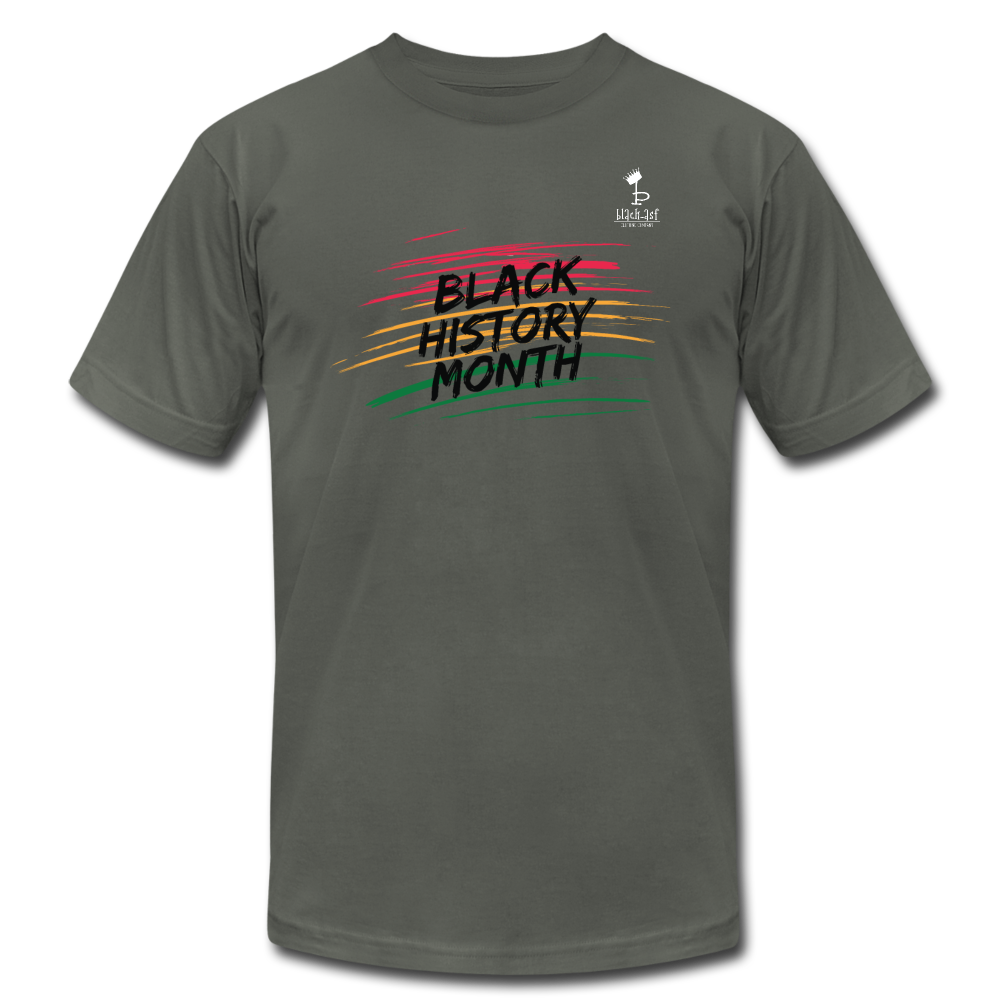 Black History Month T-Shirt - asphalt