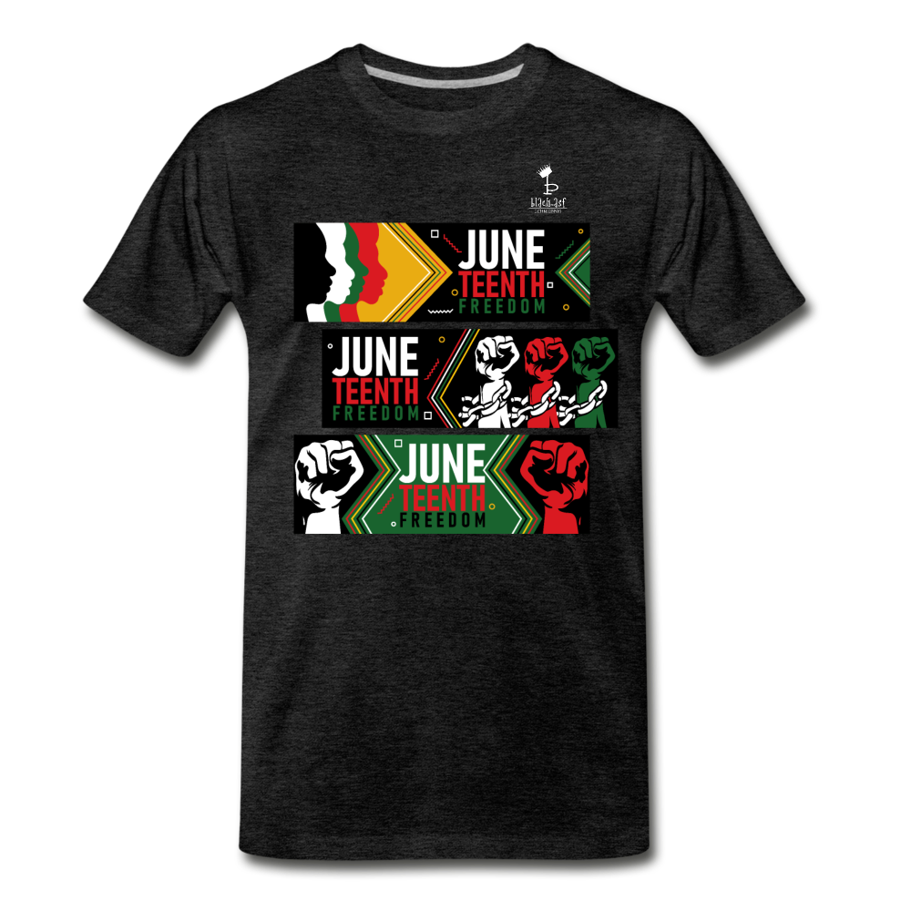 Juneteenth - Freedom Day Premium T-Shirt - charcoal gray