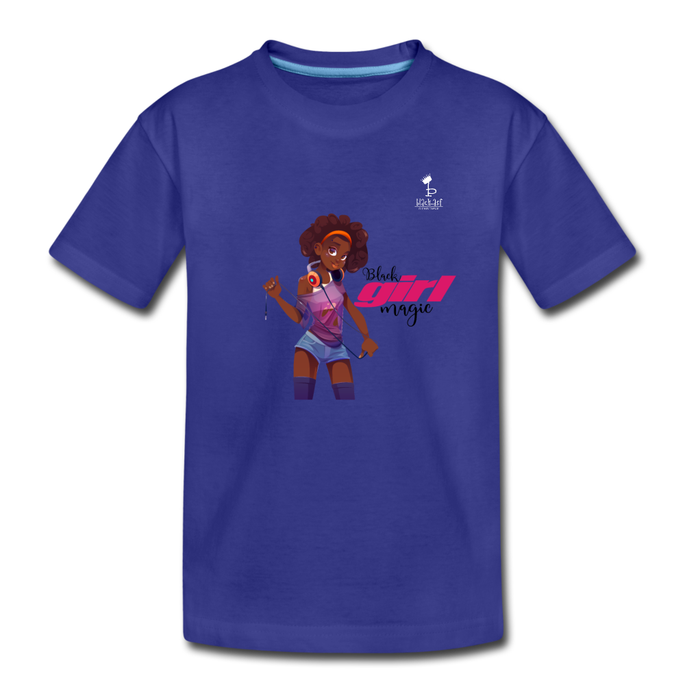 Black Girl Magic Kids - royal blue