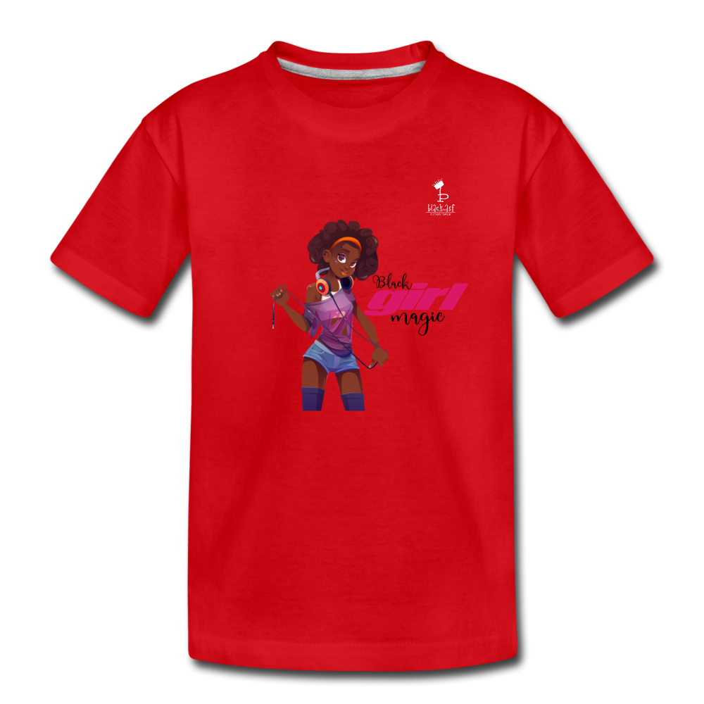 Black Girl Magic Kids - red