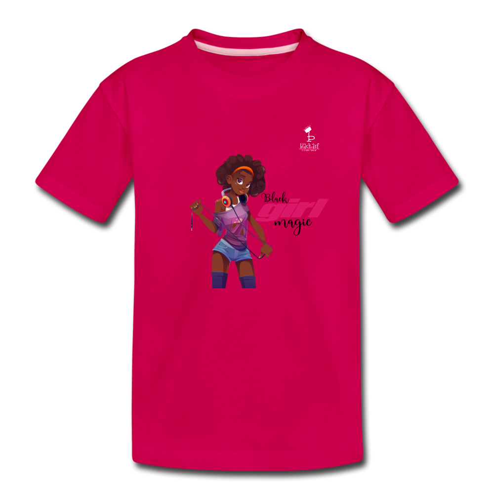 Black Girl Magic Kids - dark pink