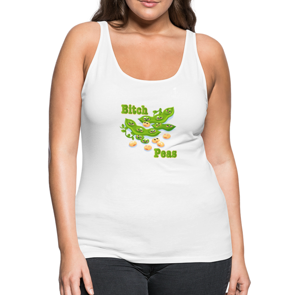 Bitch Peas Tank Top - white