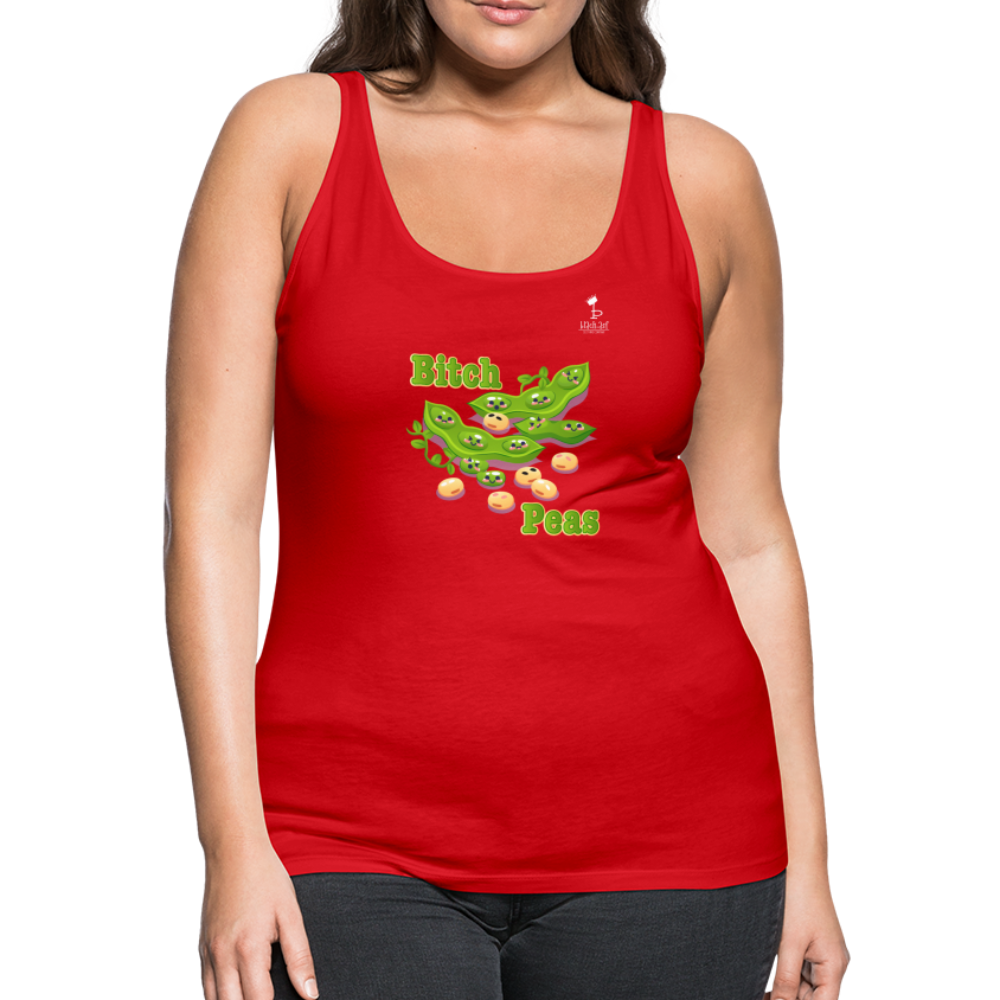 Bitch Peas Tank Top - red