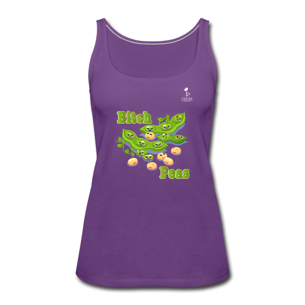 Bitch Peas Tank Top - purple