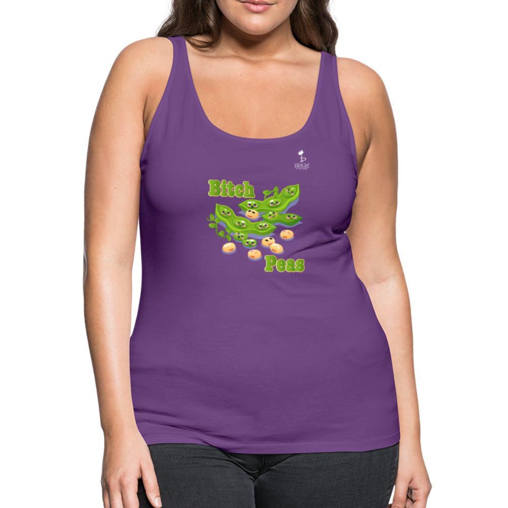 Bitch Peas Tank Top - purple