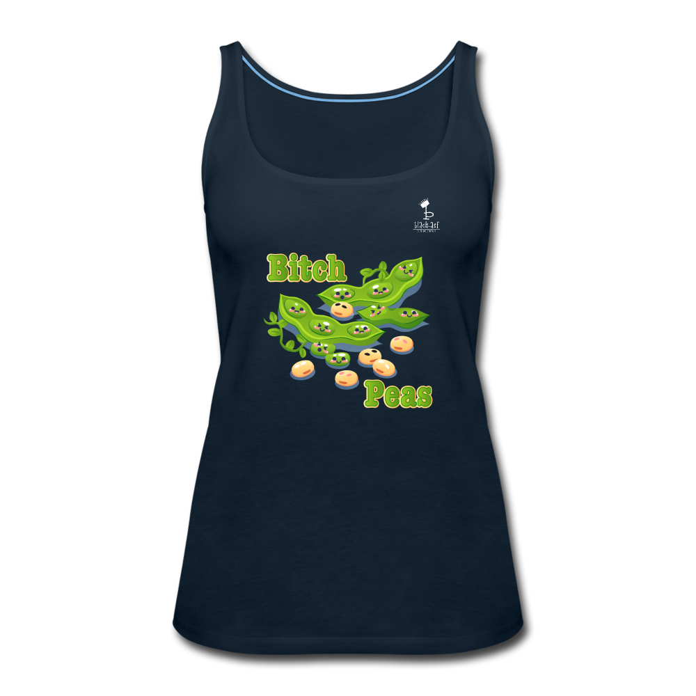 Bitch Peas Tank Top - deep navy