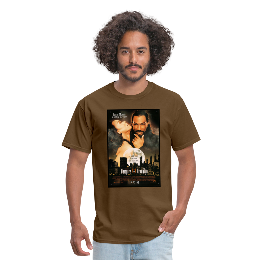 Vampire in Brooklyn - Halloween Tee - brown