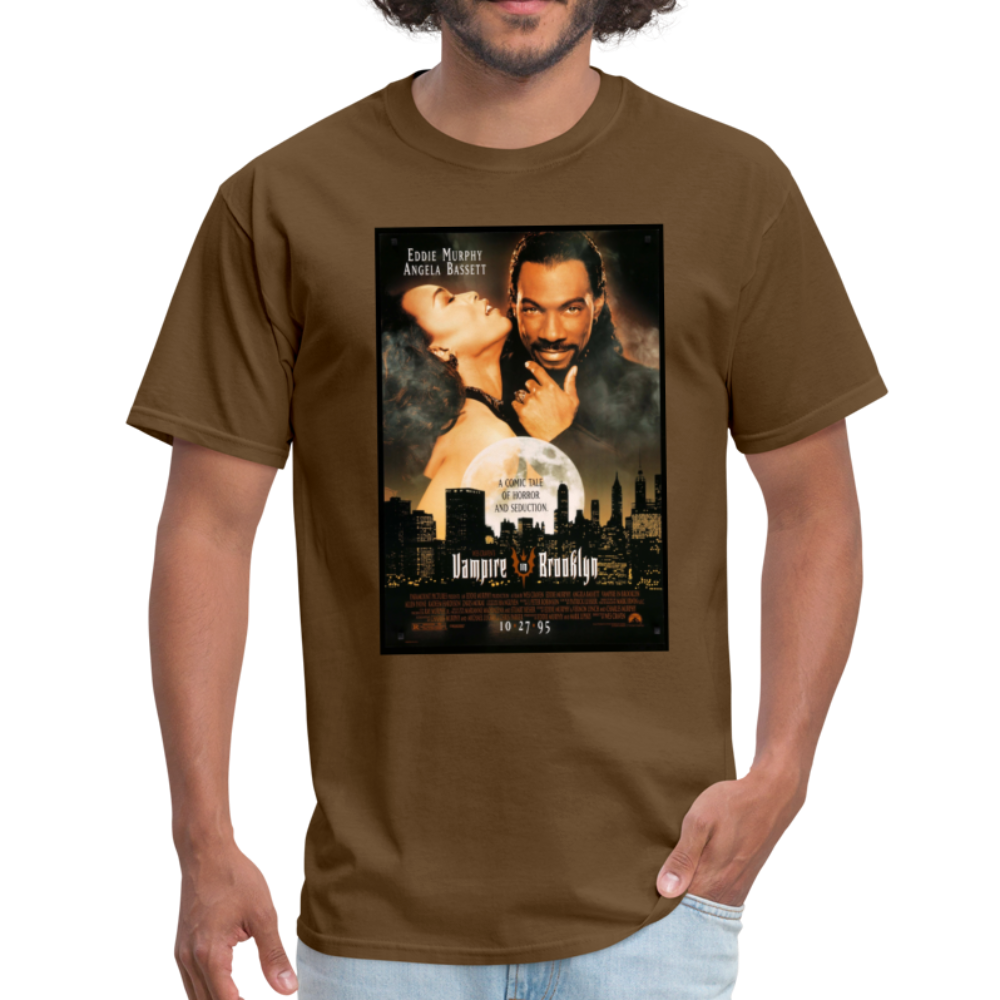 Vampire in Brooklyn - Halloween Tee - brown