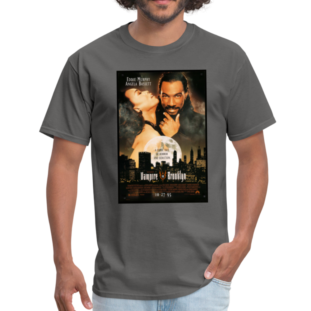 Vampire in Brooklyn - Halloween Tee - charcoal
