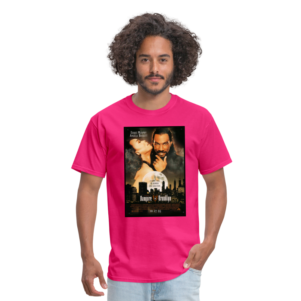 Vampire in Brooklyn - Halloween Tee - fuchsia