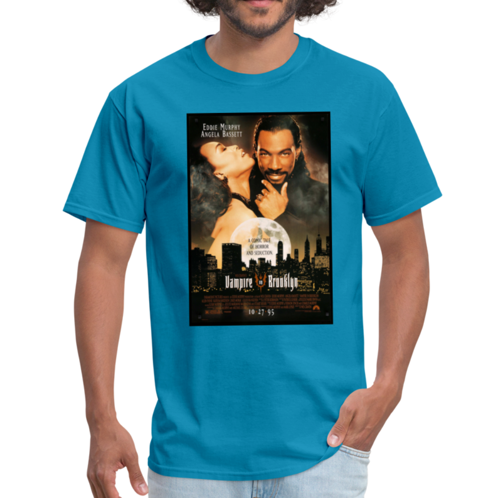 Vampire in Brooklyn - Halloween Tee - turquoise