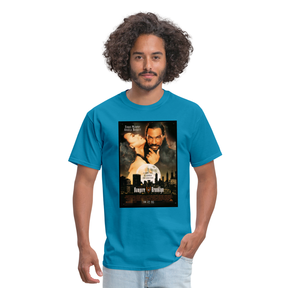 Vampire in Brooklyn - Halloween Tee - turquoise