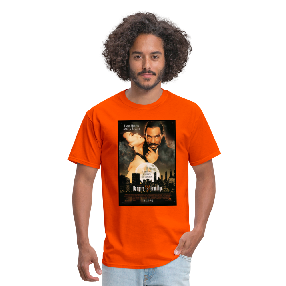 Vampire in Brooklyn - Halloween Tee - orange