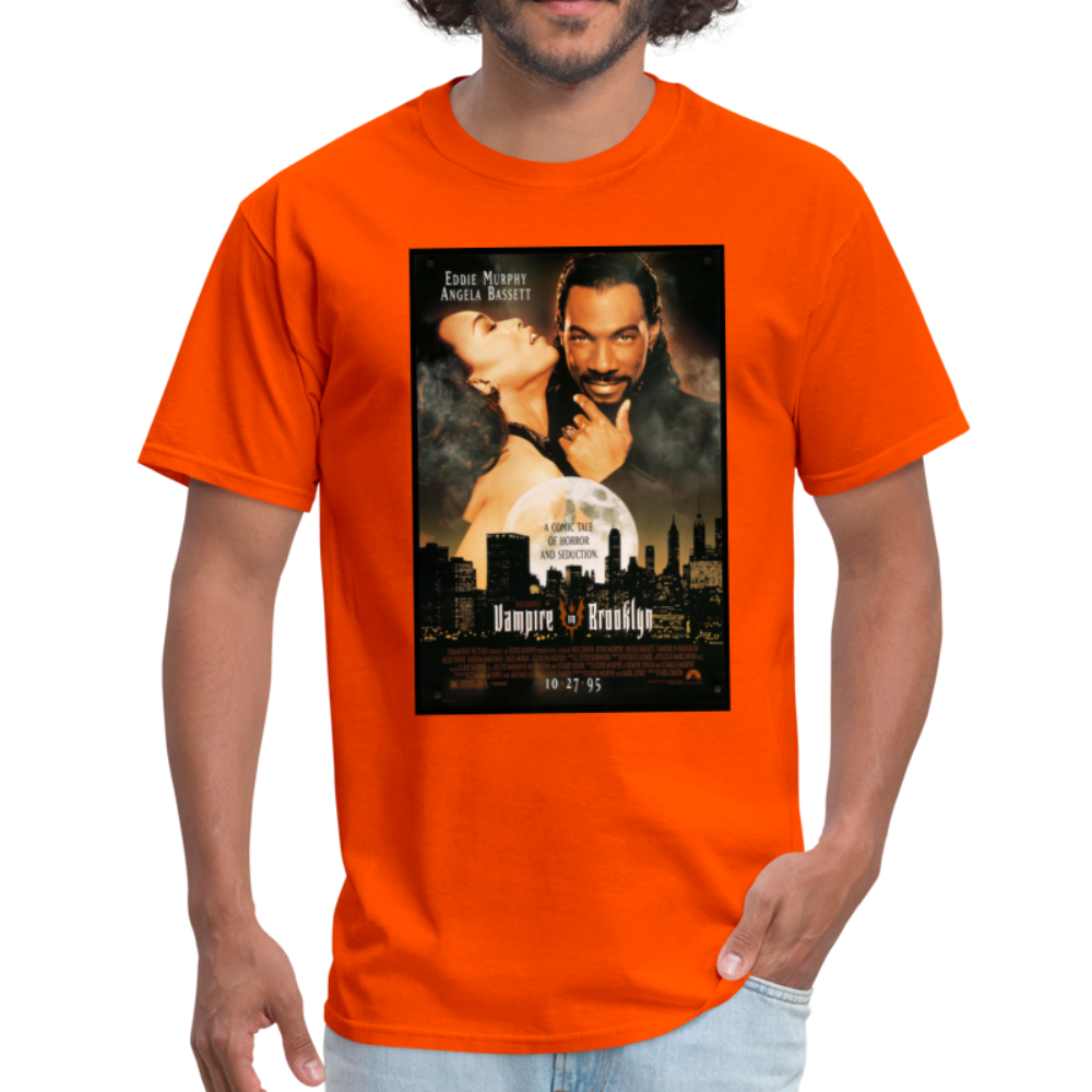 Vampire in Brooklyn - Halloween Tee - orange