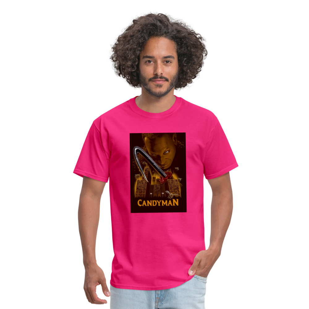 Candyman Hook - Halloween Tee - fuchsia