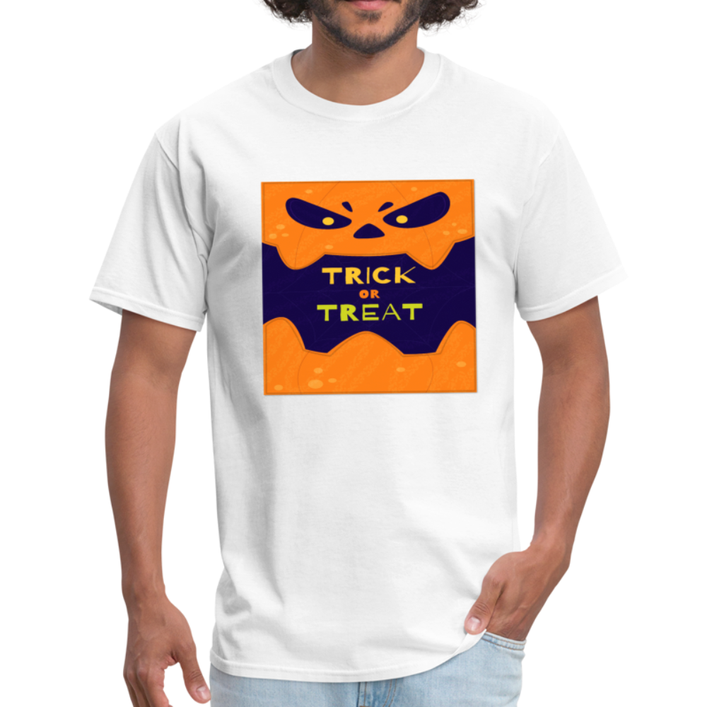 Trick or Treat - Halloween Tee - white
