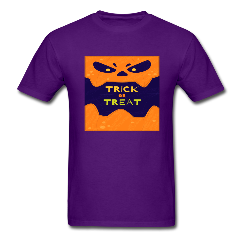 Trick or Treat - Halloween Tee - purple