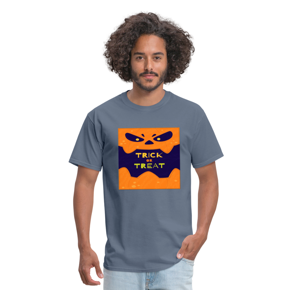 Trick or Treat - Halloween Tee - denim