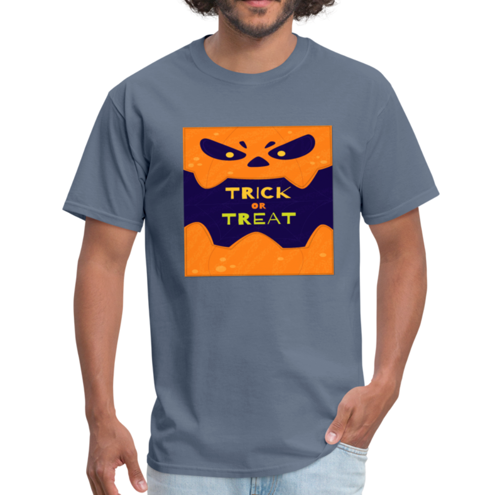 Trick or Treat - Halloween Tee - denim