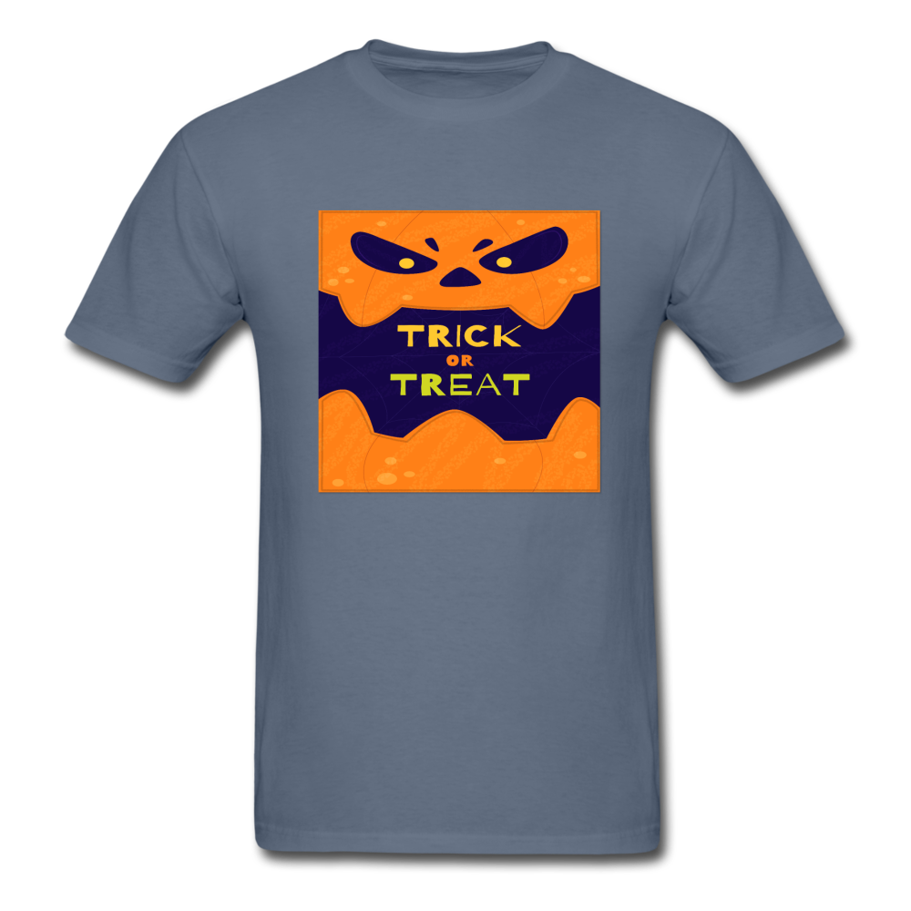 Trick or Treat - Halloween Tee - denim