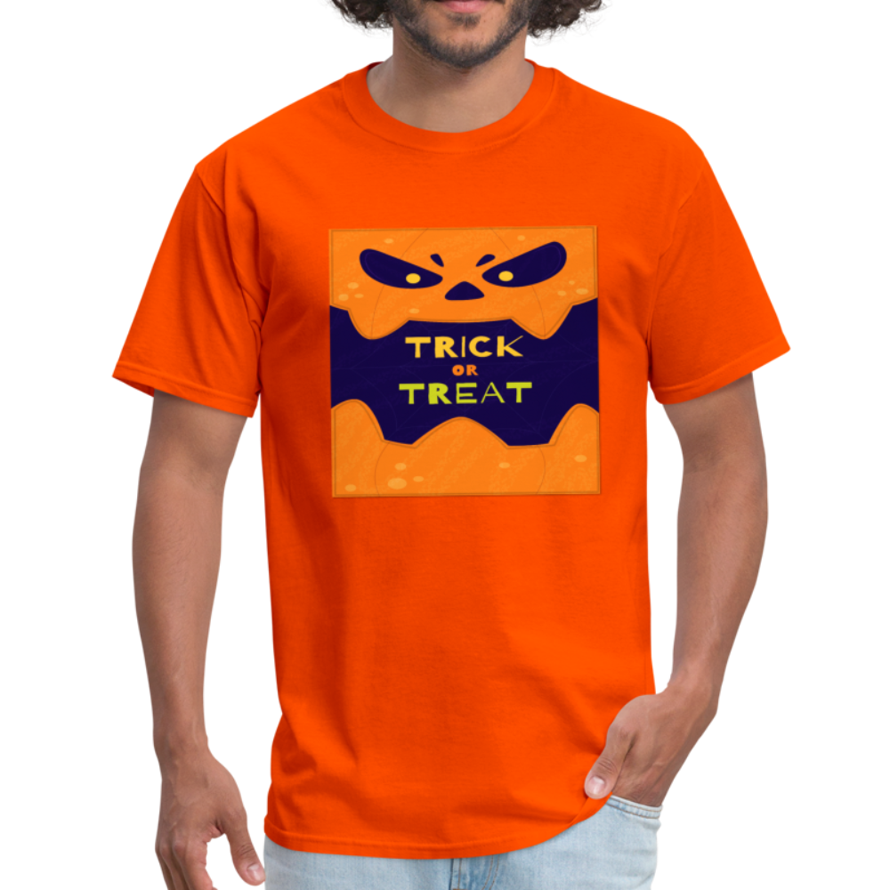 Trick or Treat - Halloween Tee - orange