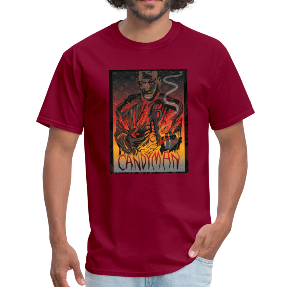 Candyman - Halloween Tee - burgundy