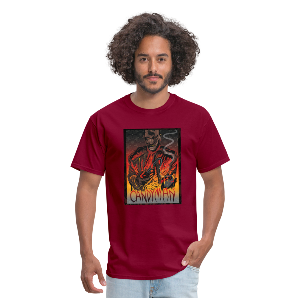 Candyman - Halloween Tee - burgundy