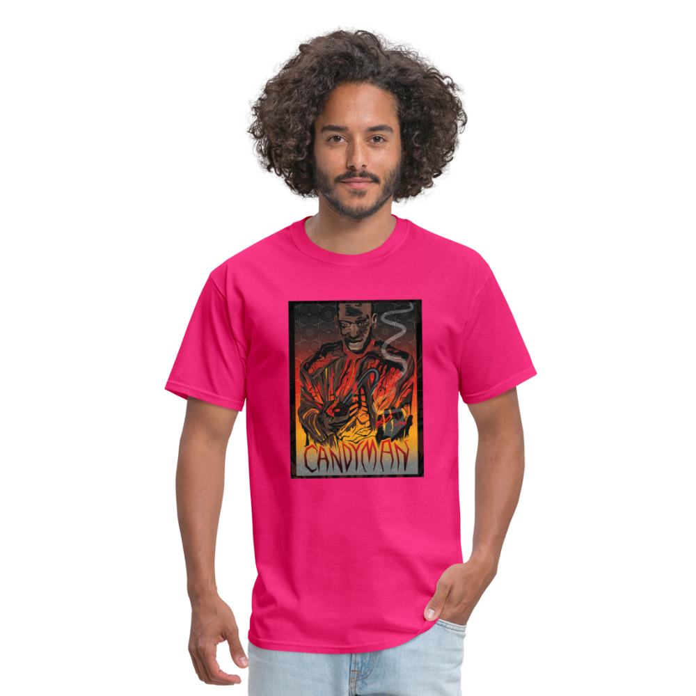Candyman - Halloween Tee - fuchsia