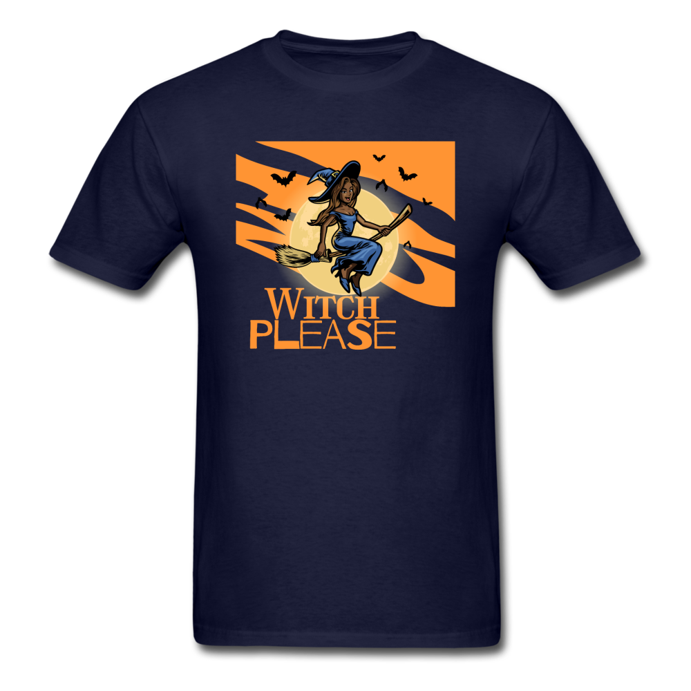 Witch Please - Halloween Tee - navy
