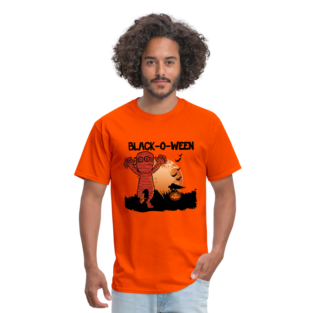 Black-O-Ween Halloween T-Shirt - orange