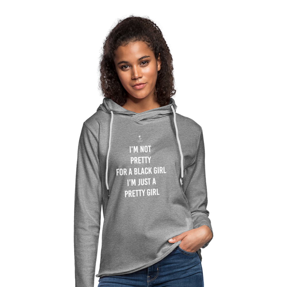 Pretty Black Girl Hoodie - heather gray