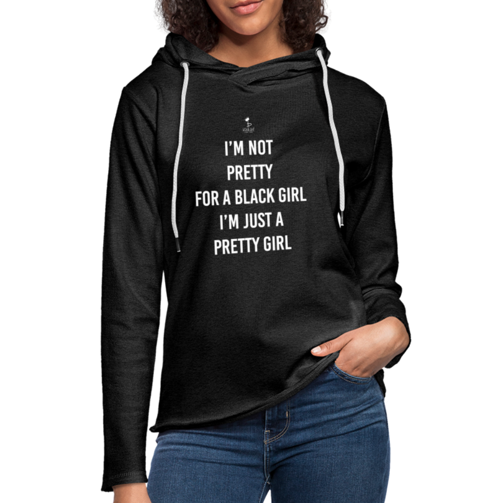 Pretty Black Girl Hoodie - charcoal grey