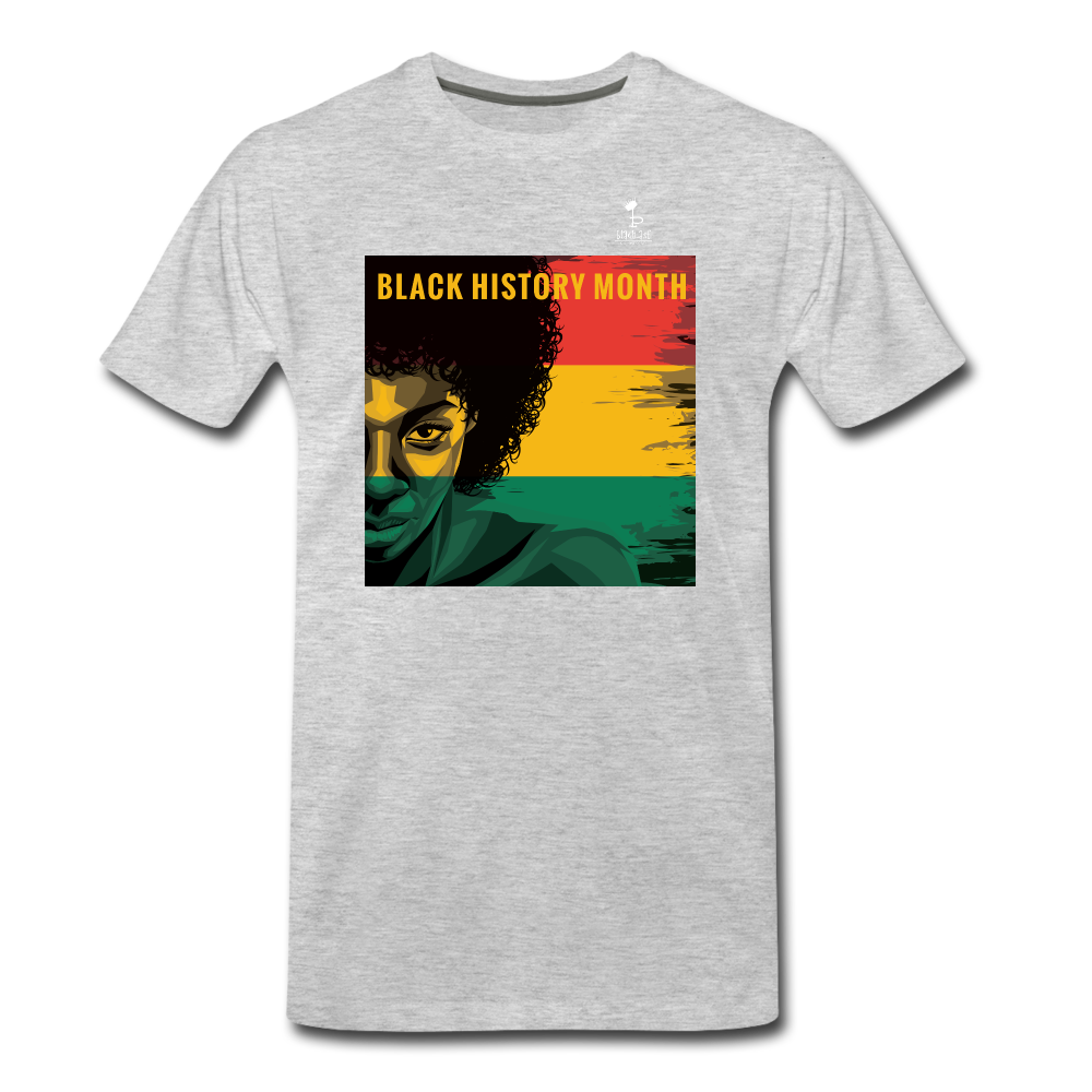 Black History Month Premium T-Shirt - heather gray