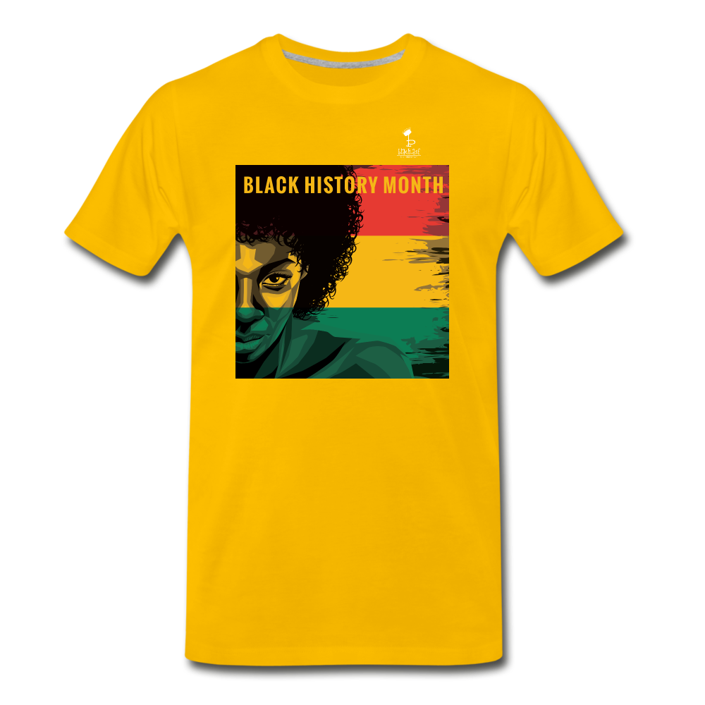 Black History Month Premium T-Shirt - sun yellow