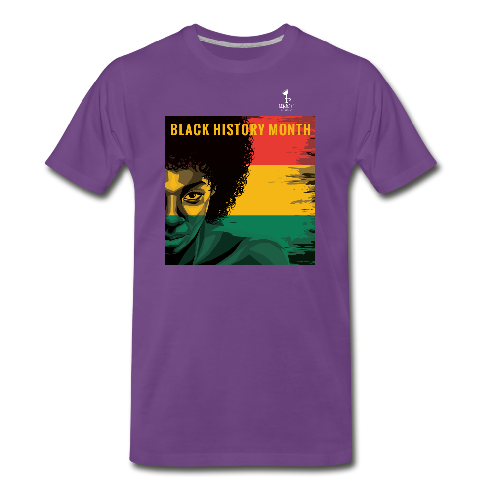 Black History Month Premium T-Shirt - purple