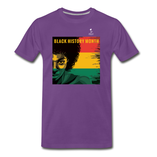 Black History Month Premium T-Shirt - purple