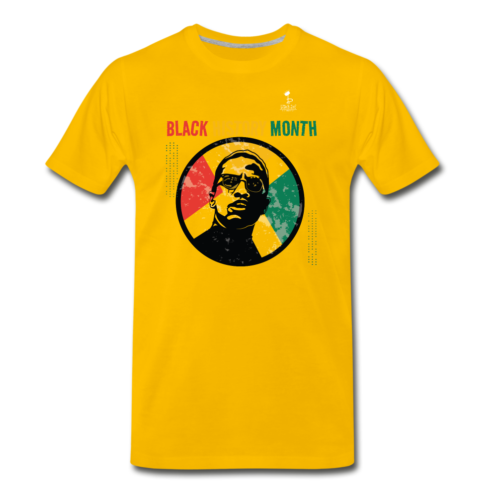 Malcom X - Men's Premium T-Shirt - sun yellow