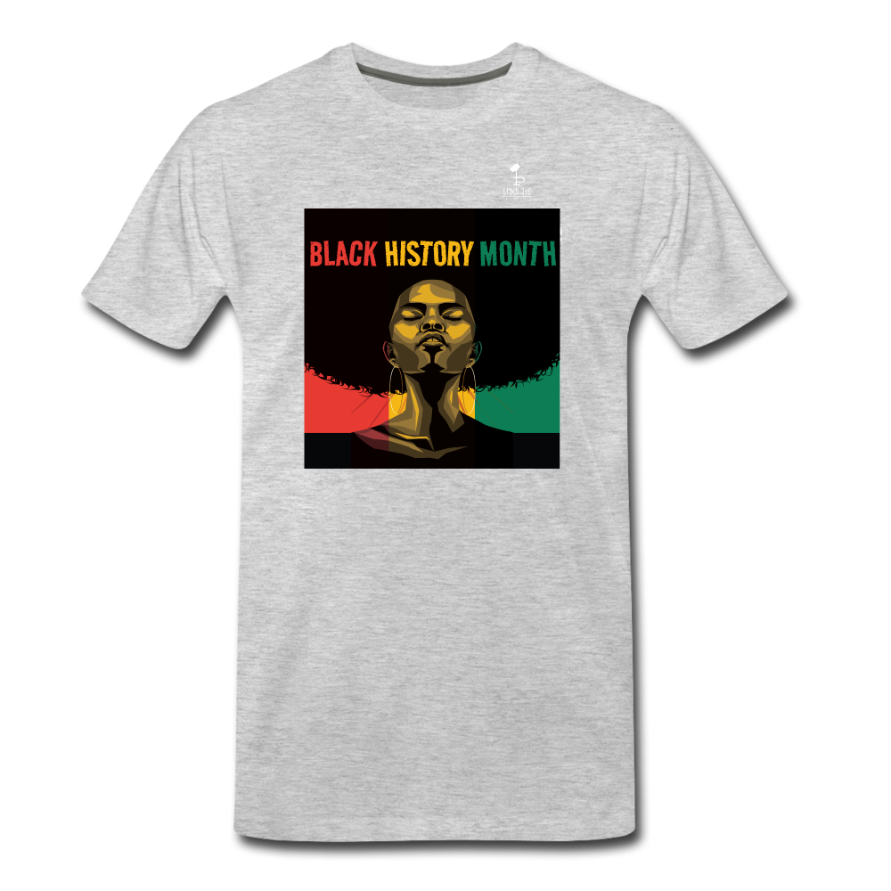 Keep Yah Head Up - Premium T-Shirt - heather gray