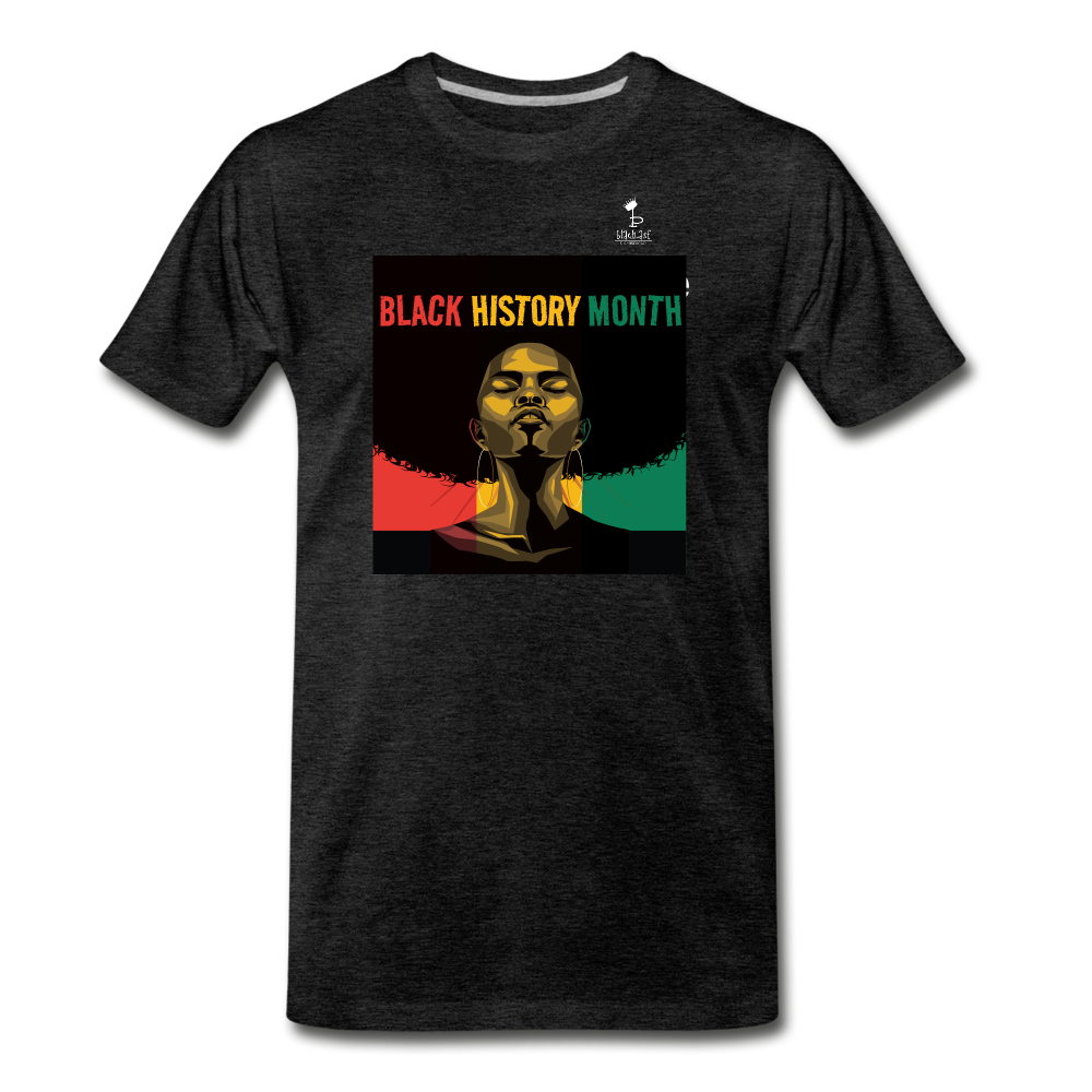 Keep Yah Head Up - Premium T-Shirt - charcoal grey