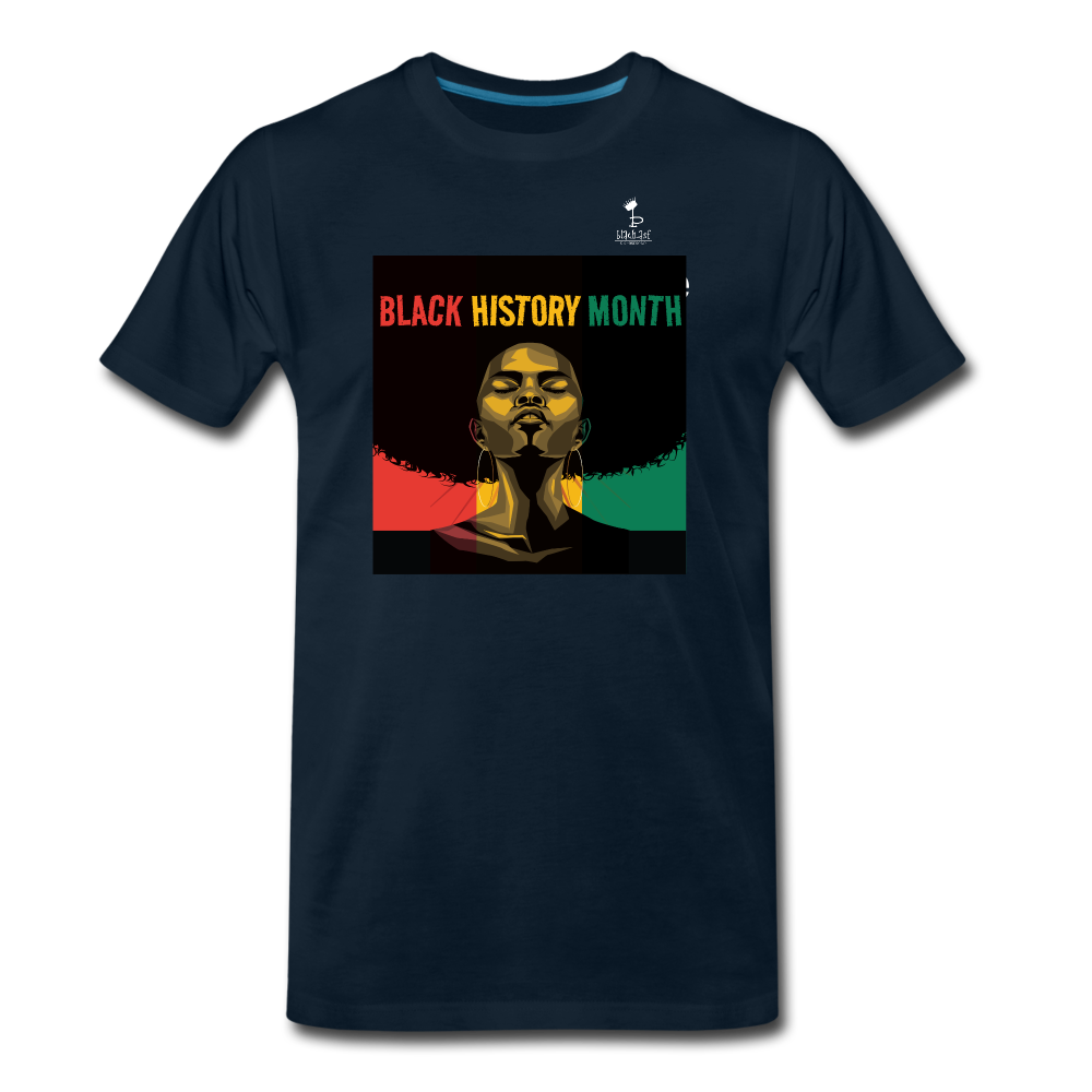 Keep Yah Head Up - Premium T-Shirt - deep navy