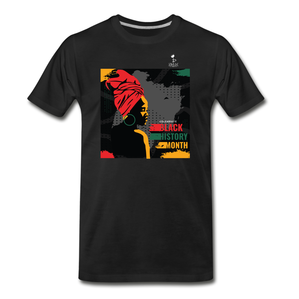 Celebrate Black History Month - Premium T-Shirt - black